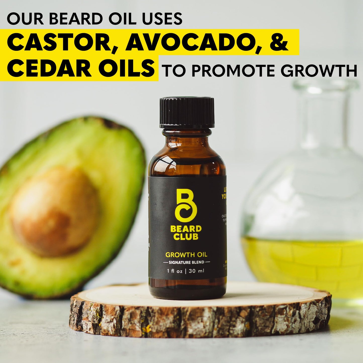 The Beard Club Beard Club Essential Beard Growth Kit - Growth Oil, Growth Vitamins, Growth Vitamin Spray & Beard Brush