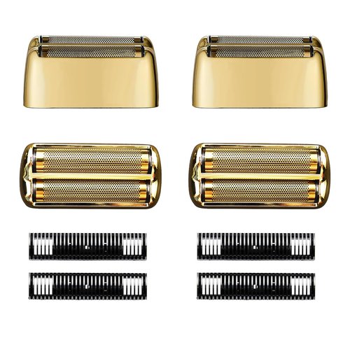 BaBylissPRO Shaver Replacement Foil & Cutters - Compatible with FXFS2 & Double Foil (Gold 2)