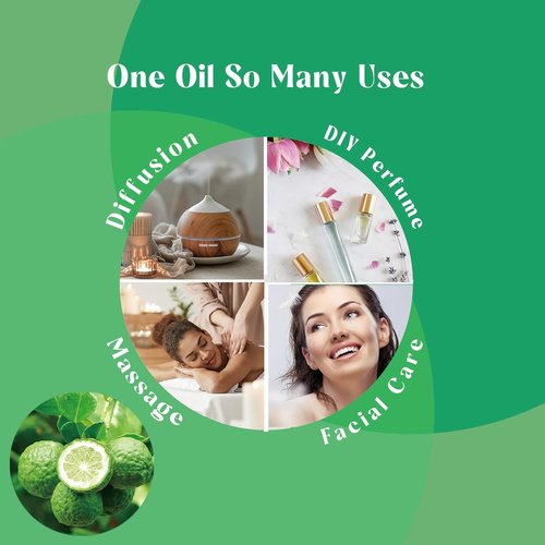 Citrus Bergamot Essential Oil - Pure Organic for Diffuser & Skin Care | 1 Oz Bottle