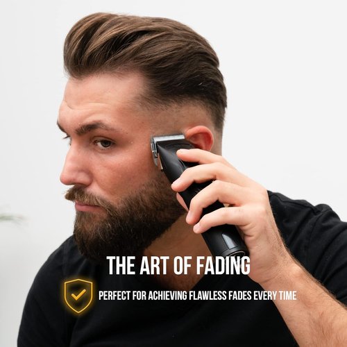 Novah® Professional Hair Clippers - Cordless Barber Clipper & Trimmer Set for Men | Perfect for Fade Haircuts
