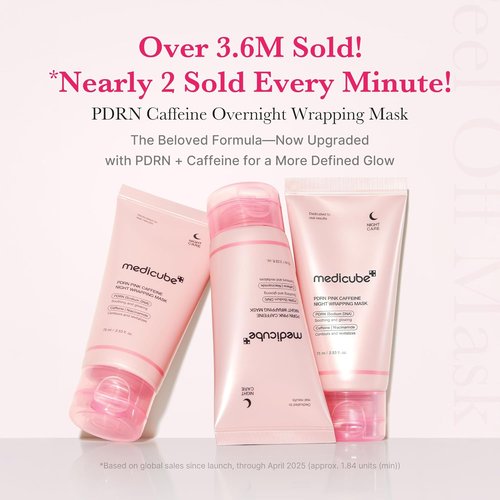 Medicube PDRN Overnight Wrapping Mask - Hydrating Formula with Jelly Brush for Glowing Skin
