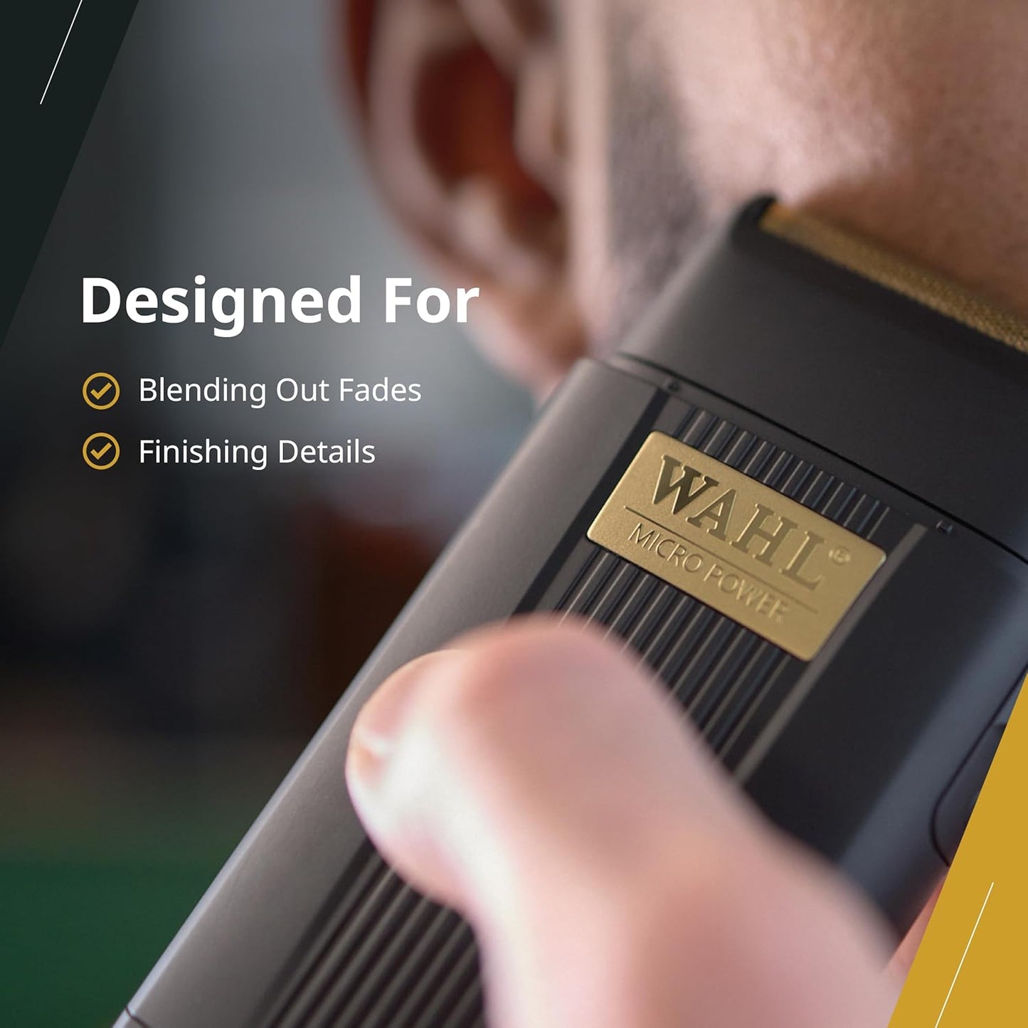 Wahl Professional Micro Power Shaver - Cordless Ultra-Close Finishing Foil for Precision Grooming | 2-Hour Runtime