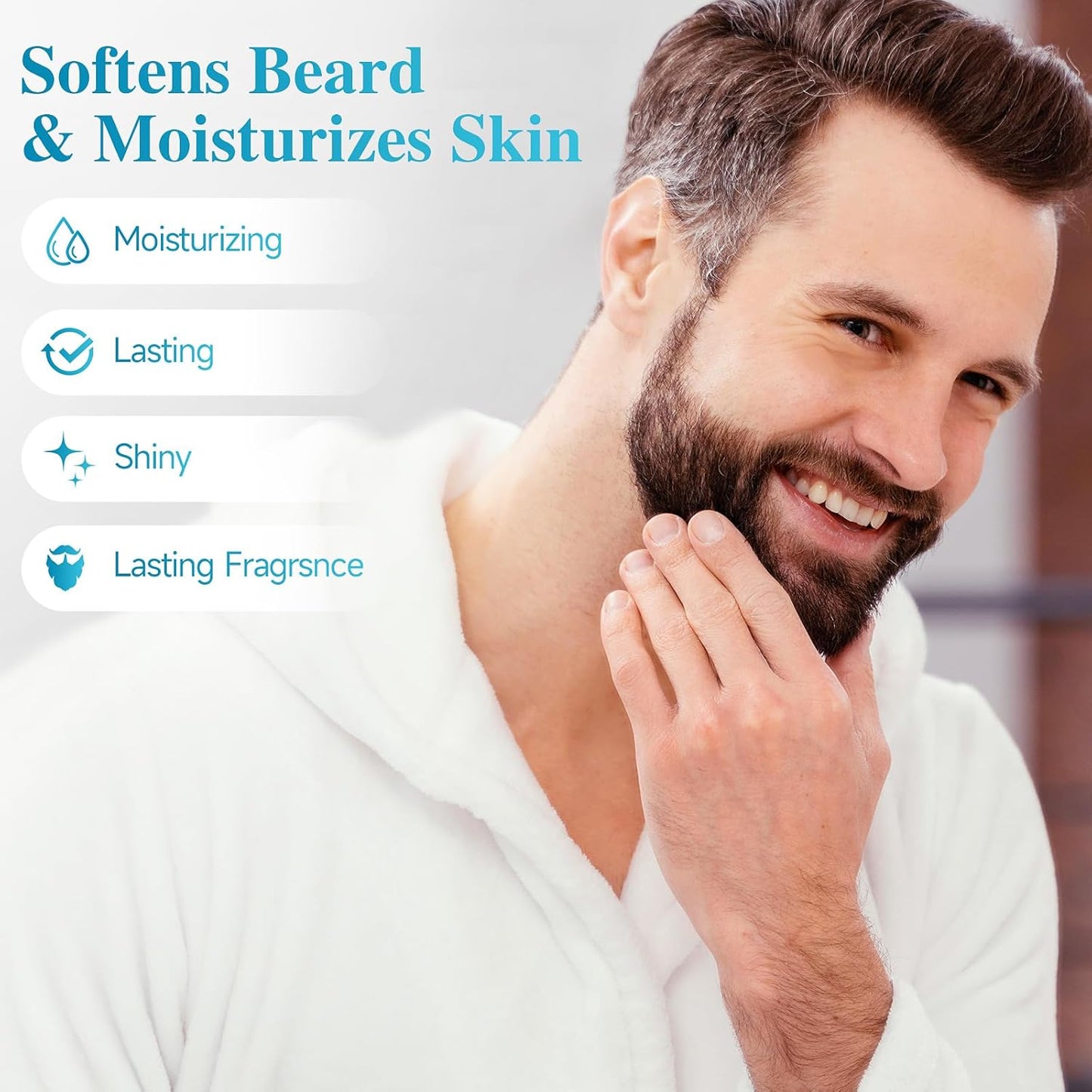 Skiennix Beard Balm - 2X Biotin Concentration for Men | Natural Softening Oil Blend (2 oz)