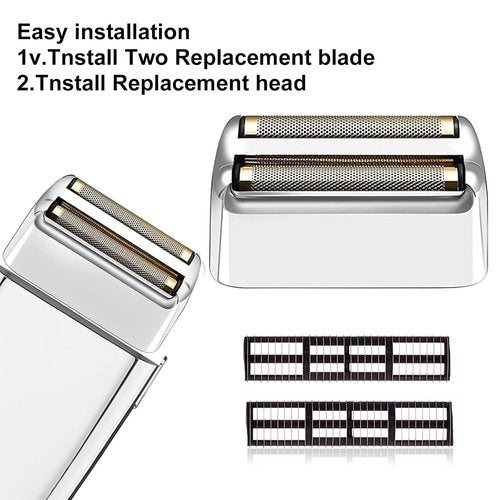 BaBylissPRO Replacement Foil & Cutters - Compatible with FXFS2 Shaver | Professional Silver Parts