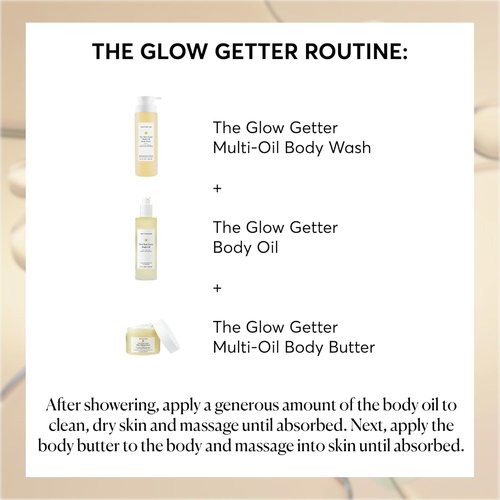 Naturium Glow Getter Body Oil - Intense Hydration & Nourishment, Vegan & Cruelty-Free, 3.4 oz
