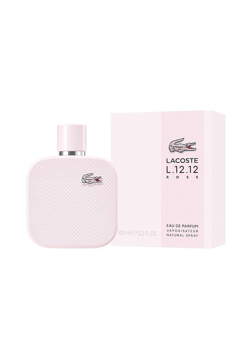 Lacoste L.12.12 Rose Eau de Parfum - 3.3 oz | Elegant Floral Fragrance for Women
