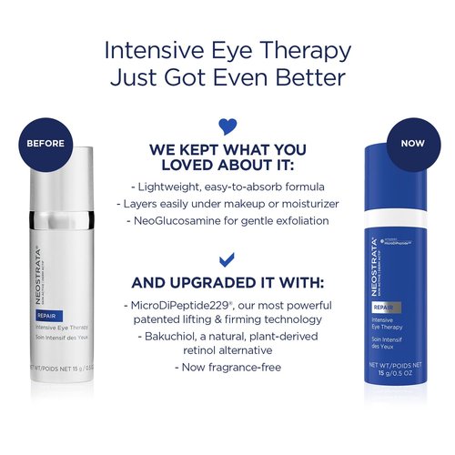 NEOSTRATA Skin Active Intensive Eye Therapy - Anti-Aging Under Eye Cream for Dark Circles & Puffiness | 0.5 oz