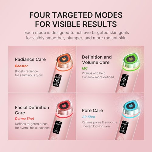 medicube Booster Pro | 6-in-1 Real Glass Glow Beauty Massager | for Clear, Radiant, Firmer-Looking Skin | Korean Skin Care