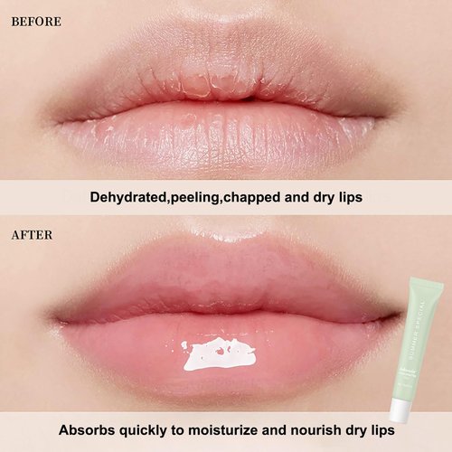 Lakerain 4 PCS Lip Glossy Butter Nourishing Balm,Lightweight,Non-Sticky,Long-lasting Lip Care Set
