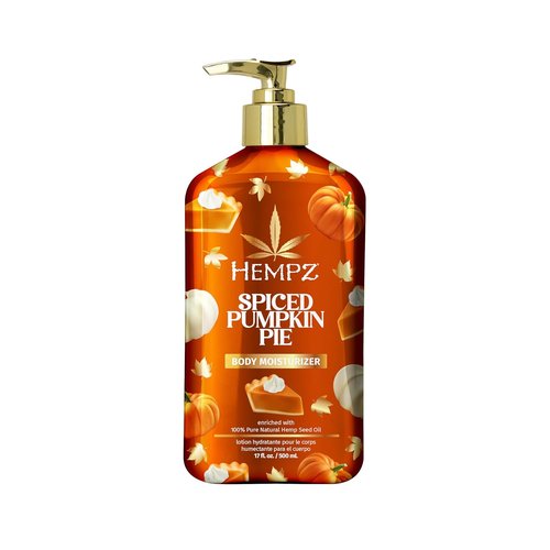 Hempz Spiced Pumpkin Pie Body Moisturizer - Limited Edition Fall Lotion for All Skin Types | 17 fl. oz.