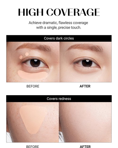 THESAEM Cover Perfection Tip Concealer, Liquid Multi-Use Concealer, Full Coverage Makeup for Acne Dark Spots Dark Circles Hyperpigmentation and Blemishes, 0.2 fl. oz. (#1.5 Natural Beige)