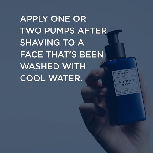 Murdock London Post Shave Balm - Lightweight Soothing Formula | 5.1 oz (150ml) Made in the UK