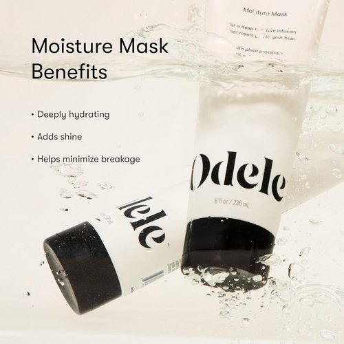 Odele Moisture Hair Mask - Nourishing Conditioner Treatment with Jojoba & Argan Oils | 8 Fl Oz