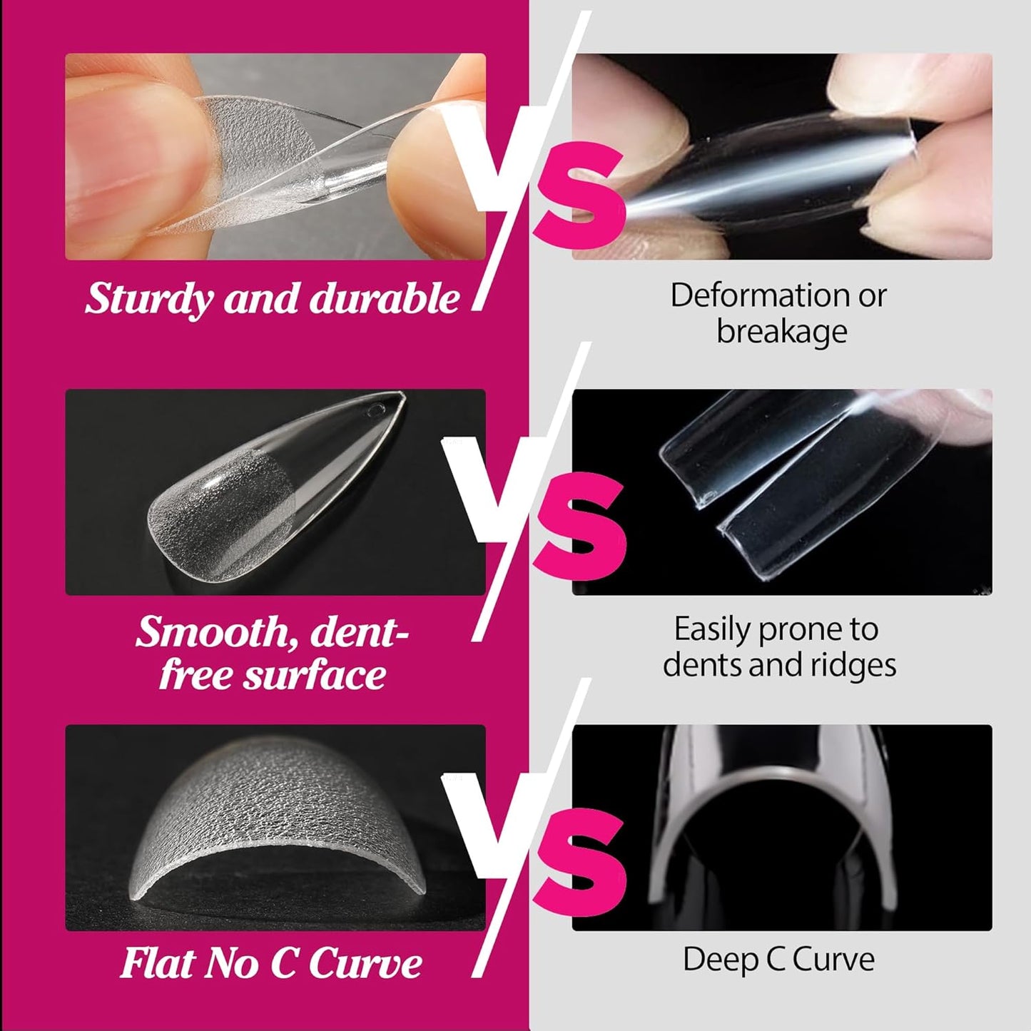 UNA GELLA Gel Nail Glue, Solid Nails Gl ue Gel 40g Lamp Curing Needed Soak Off G LUE Strong Nail G LUE G el for Acrylic Fake Nails Tips Extension Press On Nails for Gelly Tips