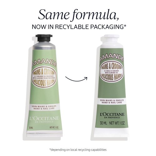 L’Occitane Almond Delicious Hands - Hydrating Cream for Soft, Nourished Skin | Fast-Absorbing & Vegan