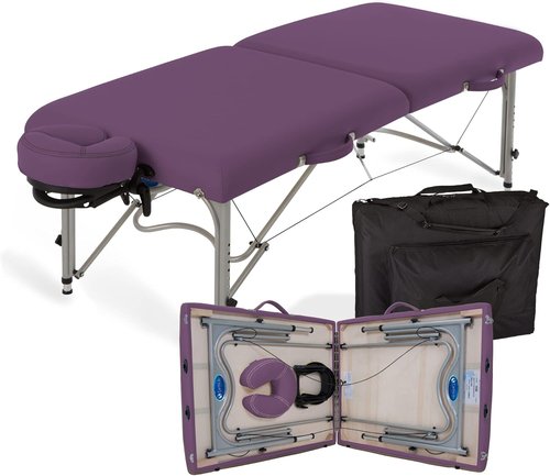 Earthlite Luna Portable Massage Table - Lightweight Design with Adjustable Height & Carrying Case