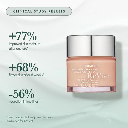 RéVive Fermitif Neck Renewal Cream - Anti-Aging Neck & Décolletage Tightening Cream with SPF 15 - 2.5 OZ
