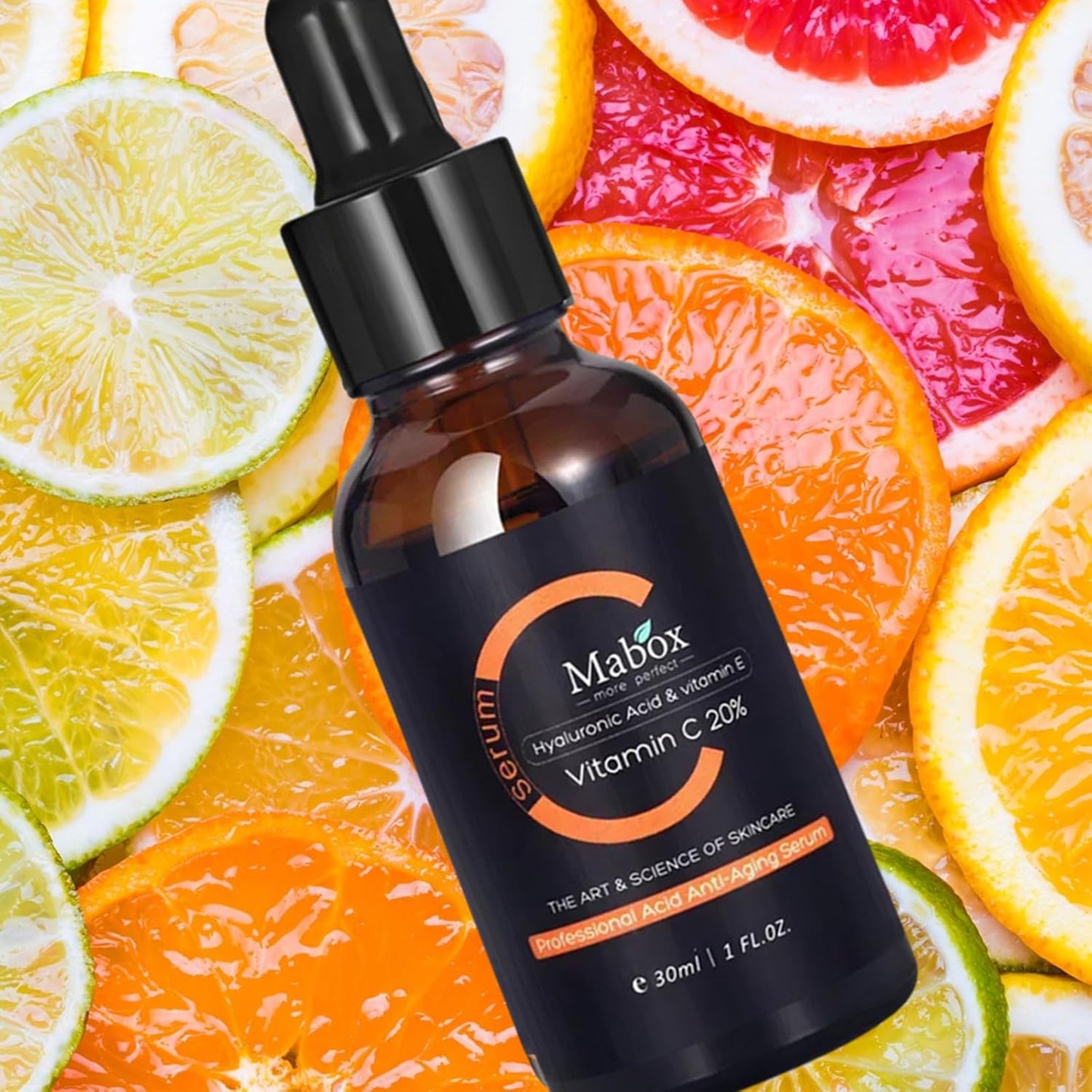 Skiennix Vitamin C Face Serum - Brightening & Hydrating with Hyaluronic Acid & Vitamin E | 1 fl. oz
