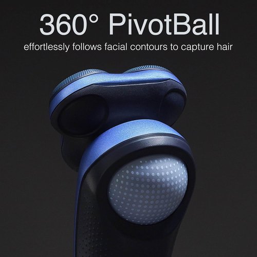 Remington Limitless X7 Shaver - Titanium Blades & Power Sense Tech | Waterproof Rotary Electric Shaver for Sensitive Skin