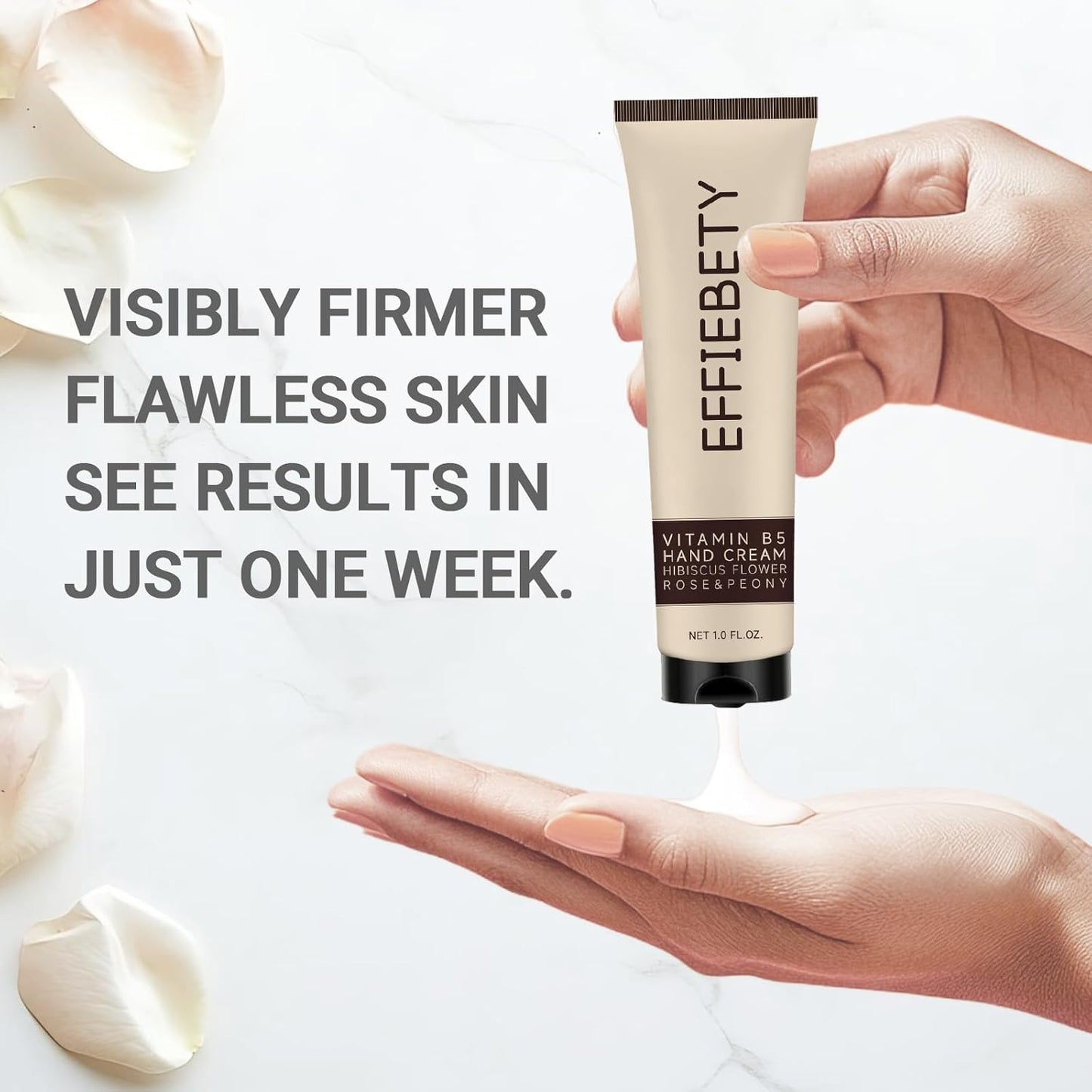 Vitamin B5 Hand Cream - Fast-Absorbing & Non-Greasy Formula for Deep Hydration | 6-Pack, Vegan & Cruelty-Free (1 fl oz)