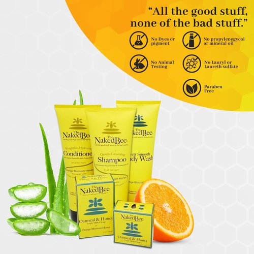 Naked Bee Orange Blossom Honey Foot Balm - Moisturizing Relief | 2 oz | 2 Pack