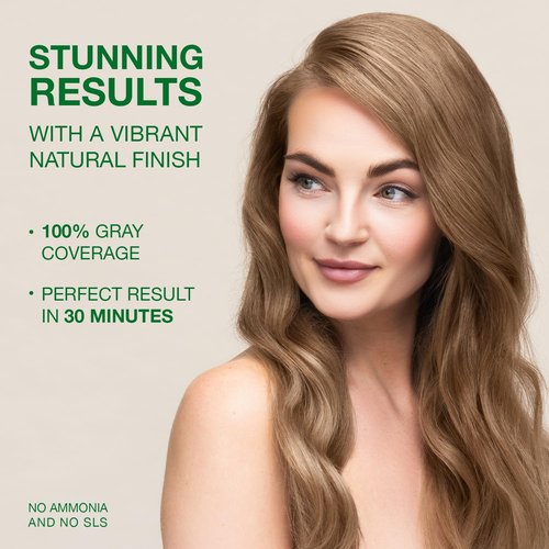 Naturigin Permanent Hair Color - 8.1 Ash Blonde | Ammonia-Free, 100% Gray Coverage, Vegan Formula