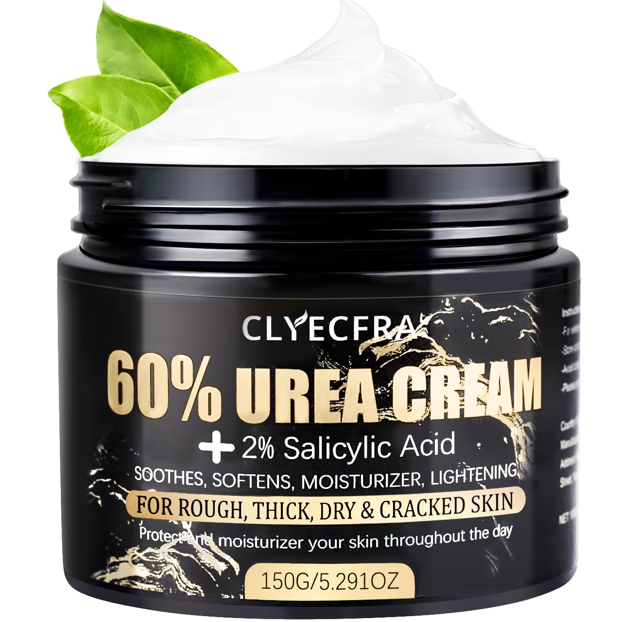Urea Cream 60% with 2% Salicylic Acid - Maximum Strength Moisturizer for Rough, Dry Skin | 150g