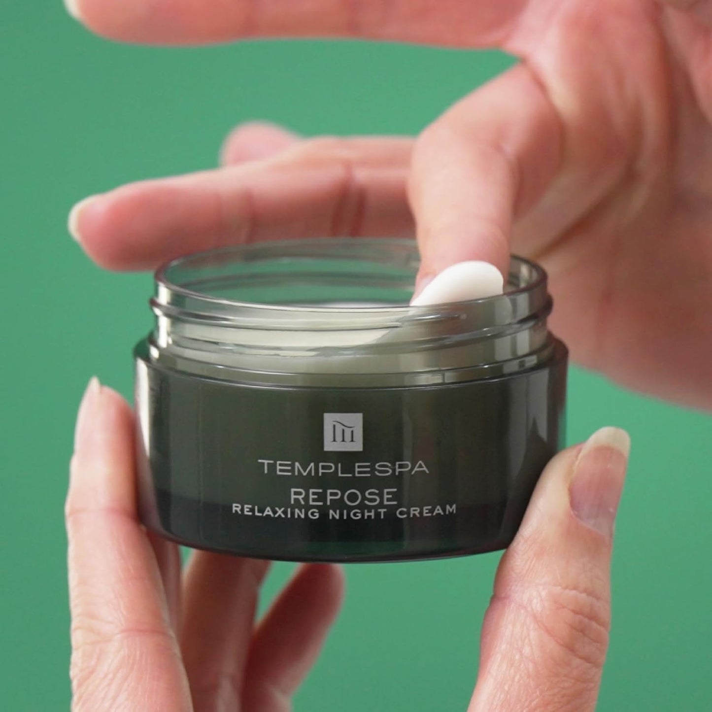 TEMPLESPA Repose Night Face Cream - Relaxing Aromatherapy, Anti-Aging Moisturizer, 1.6 fl. oz.