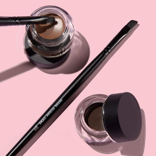 e.l.f. Small Angled Brush - Precision Application for Lip, Eyebrow & Eyeliner | Vegan & Cruelty-Free