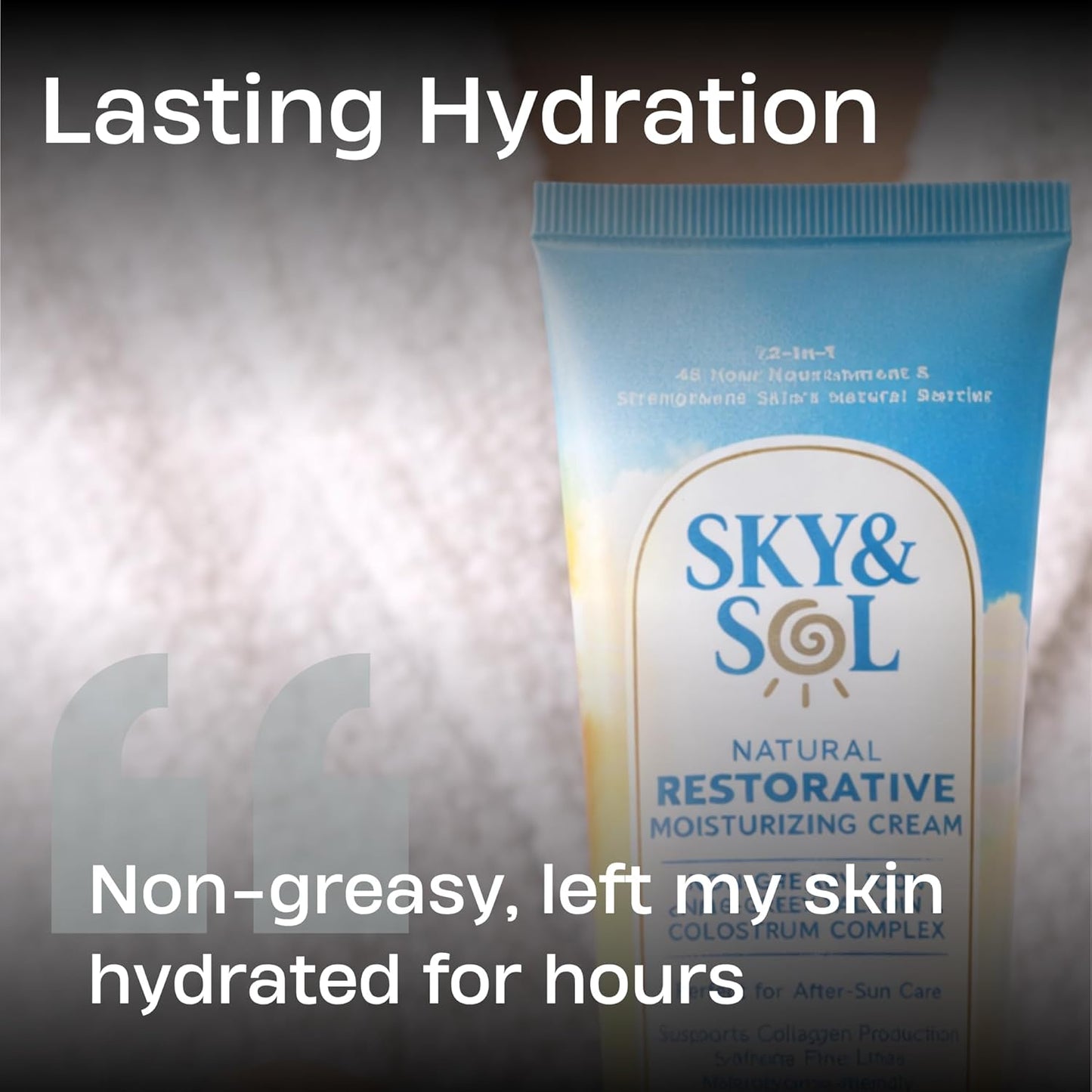 Sky and Sol Everything Cream - 100% Grass Fed Beef Tallow Moisturizer for Face & Body | Safe Edible-Grade Ingredients | 3 oz