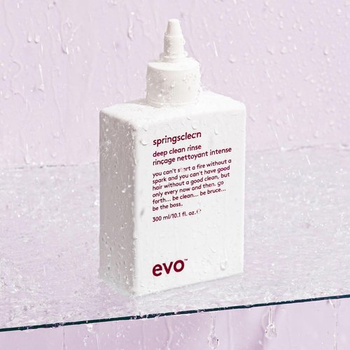 EVO Springsclean Shampoo - Deep Cleansing & Moisturizing for Shiny, Soft Curly & Wavy Hair