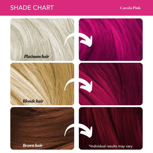 Paradyes Carola Pink Semi Permanent Conditioner Based Hair Color Enriched with Vegan, Natural and Herbal Hair dyes - lasts up to 8-10 washes (4.2 oz)