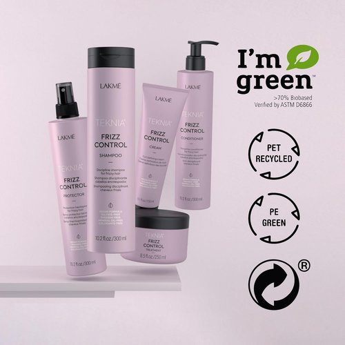 LAKMÉ Teknia Frizz Control Leave-In Conditioner - Anti-Frizz Solution for Curly Hair 8.5 oz