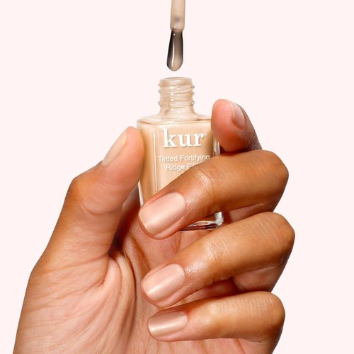 LONDONTOWN kur Nail Ridge Filler - Smoother - Strengthener - Filler for Damaged Uneven Nails - Fortifying, Self Leveling Base, Vegan, Cruelty Free, Paraben Free, 0.4 fl oz