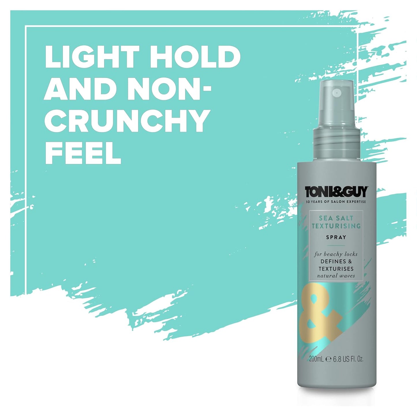 Toni & Guy Sea Salt Spray - Texturizing Hair Spray for Effortless Beach Waves | 6.8 oz