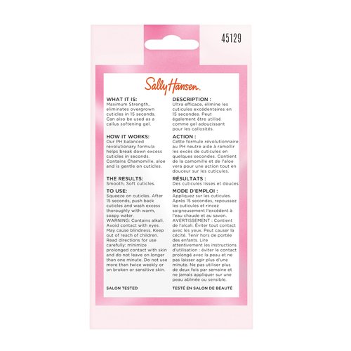 Sally Hansen Instant Cuticle Remover™, Nail Treatment, Fast Drying, Contains Aloe and Chamomile