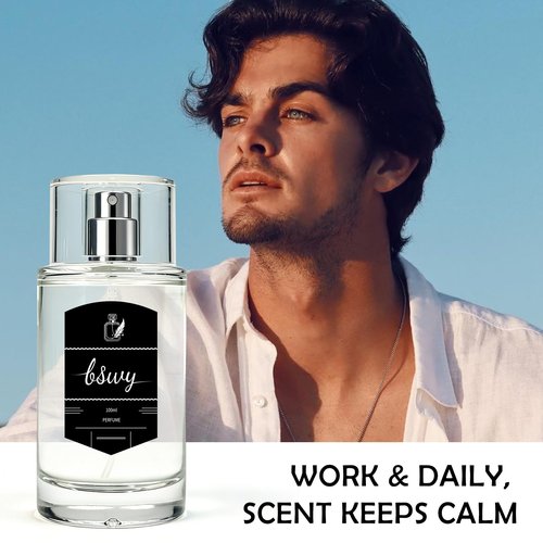 BSWY Fragrance for Him 75ml/2.54 fl. oz. - Bold & Fiery Spicy Scent - Distinctive Woody Trail with Creamy Vanilla - Masculine Signature Cologne for Evening Wear