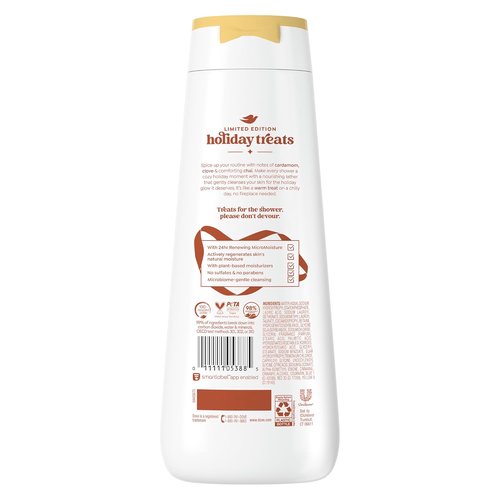 Dove Spiced Chai Latte Body Wash - Deep Nourishment Holiday Treat | Limited Edition, 20 fl oz