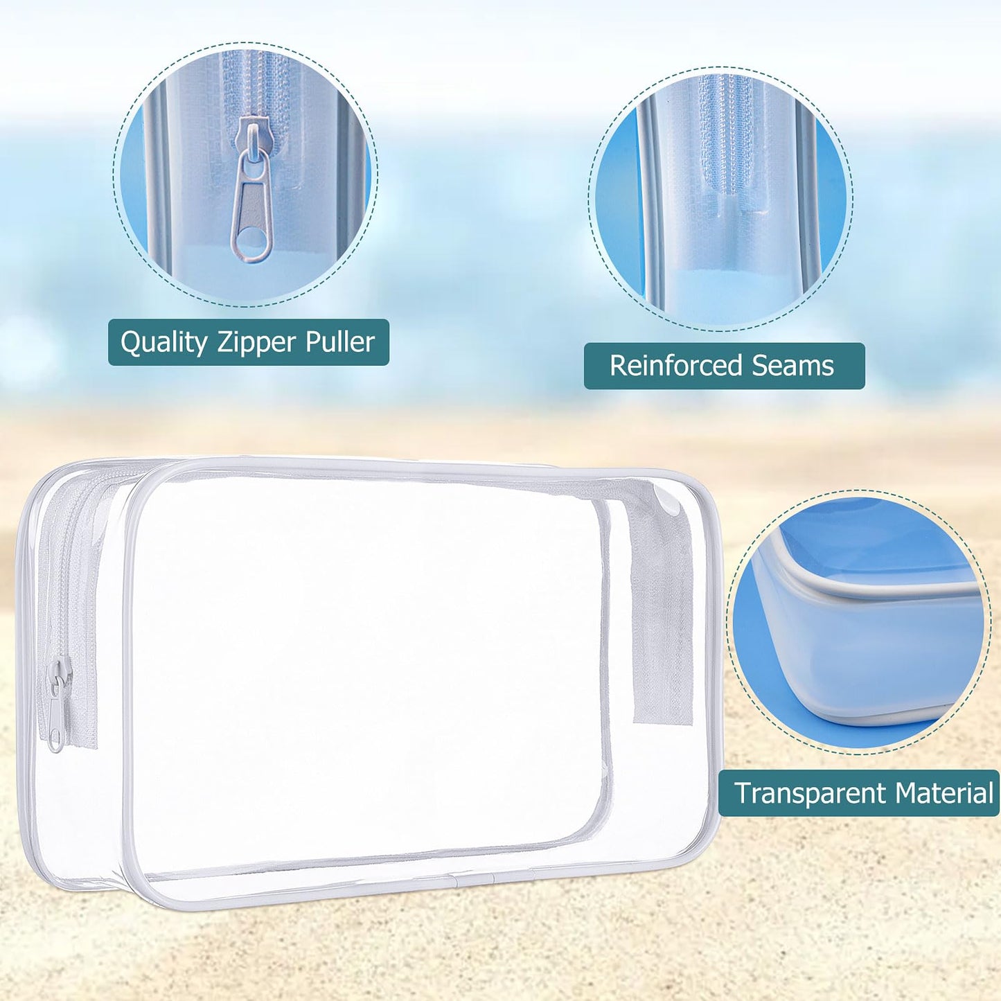 Cosywell Travel Bottles for Toiletries 10PCS Plastic Squeeze Bottles TSA Approved Travel Size Containers Leakproof Plastic Cream Jars Refillable Cream Lotion Travel Essential Toiletries