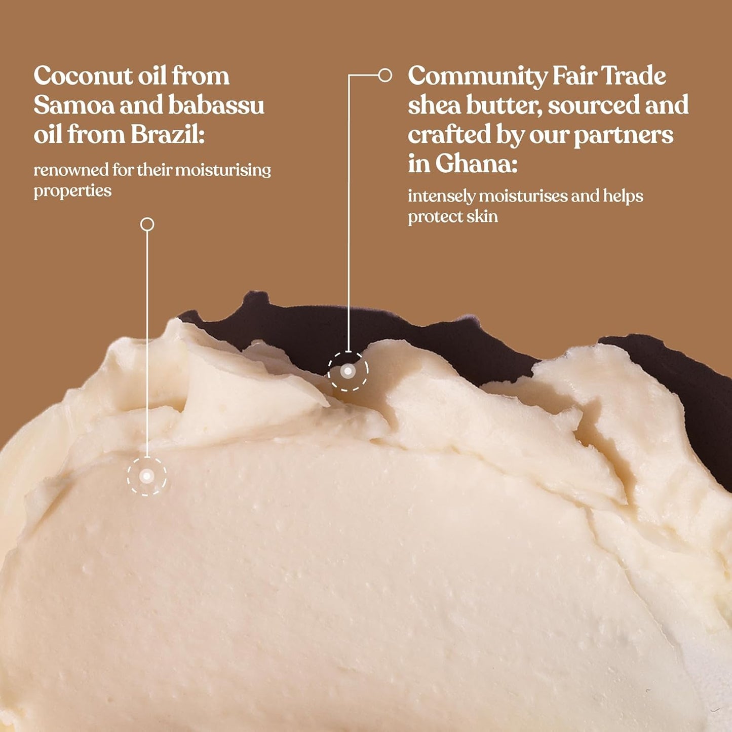 The Body Shop Coconut Body Butter - Nourishing Moisturizer for Very Dry Skin - Vegan - 6.75 oz