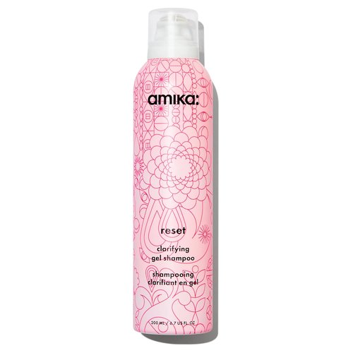 Amika Reset Clarifying Gel Shampoo - Deep Cleansing Formula | 200ml Size for All Hair Types
