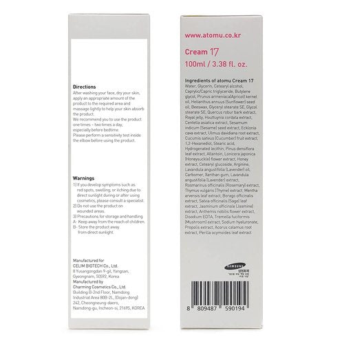 ATOMU Facial Moisturizing Cream - Ultimate Hydration with Advanced Hyaluronic Acid | 3.4 fl oz