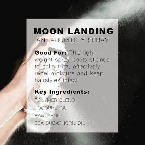R&Co Moon Landing Anti-Humidity Spray | Frizz Control & Flexible Hold for Smooth Hair - 1.7oz (Pack of 2)