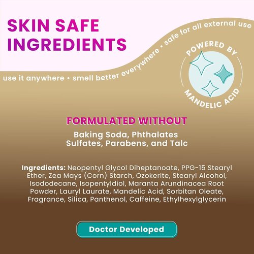 Lume Whole Body Deodorant - Smooth Solid Stick for 72-Hour Odor Control - Aluminum & Baking Soda Free - 2.6 Ounce (Pack of 2) | Vanilla Bliss