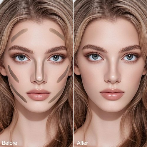 Erinde Cool Toned Contour Stick - Large Capacity Grey Brown Cream for Fair Skin | Waterproof & Long Lasting