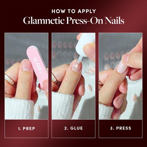 Harry Potter™ x Glamnetic Press On Nails - Marauder's Map™ | Semi-Transparent & Opaque Color Changing Graphic Short Oval Fake Nails in a Glossy Finish | 15 Sizes - 30 Nail Kit with Glue