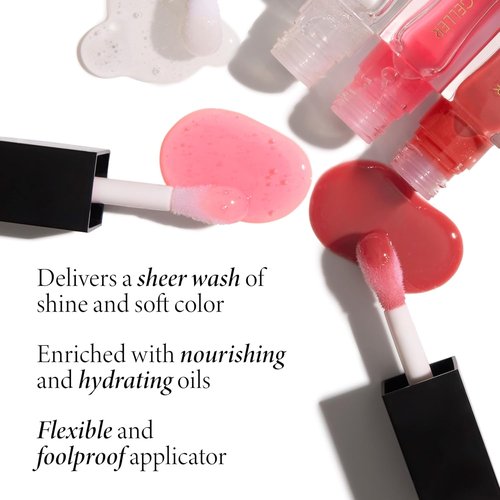 Laura Geller New York Lip Oil - Fine Shine Glossy Hydrating Formula in Rose Garden - Pink