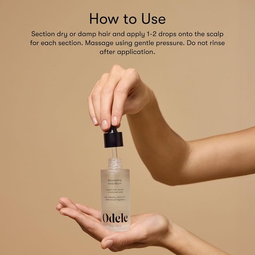 Odele Rejuvenating Scalp Serum - Rosemary & Vitamin E for Hair Density | 2 Fl Oz, All Hair Types