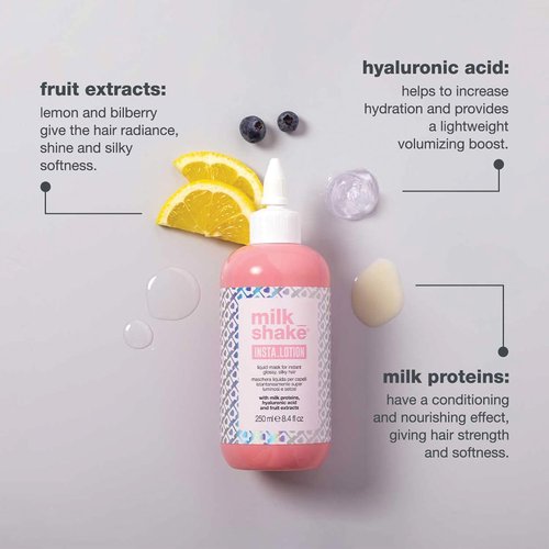 milk_shake Insta Lotion - Rinse-Out Liquid Mask for Deep Hydration | 8.5 Fl Oz