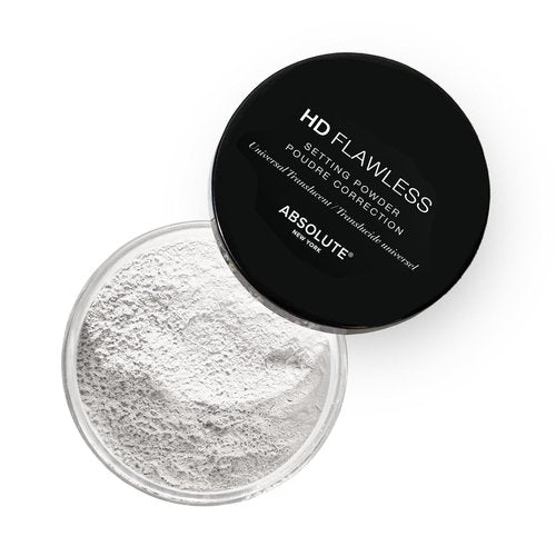 Absolute New York HD Flawless Setting Powder - Translucent, 0.53 oz for a Smooth Finish